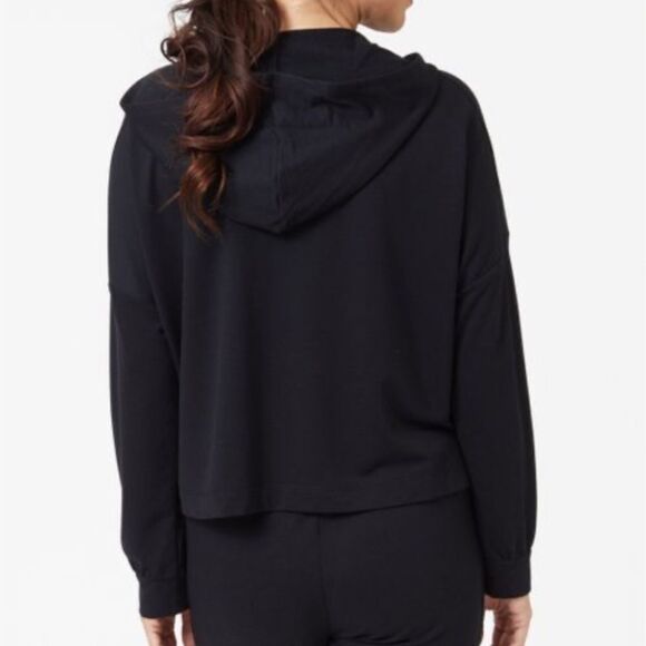 NWT Splendid Rose Gold Stripe Cropped Dolman Sleeve Hoodie & Pant Set - Picture 3 of 8